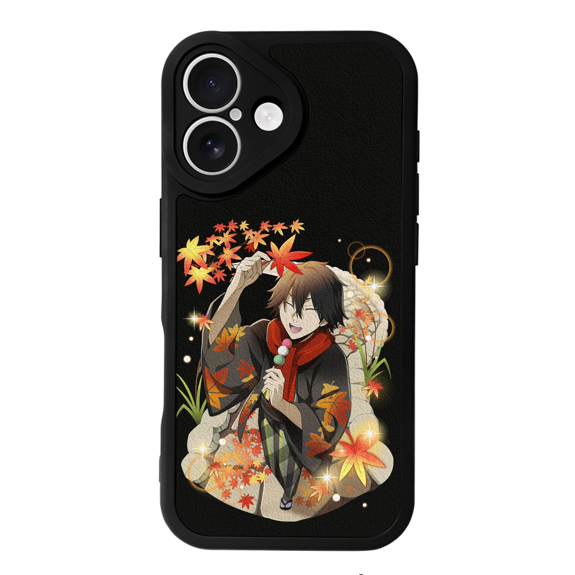 （画像用） 文豪ストレイドッグス Bungo Stray Dogs 【iPhone 16シリーズ対応】シリコンスマホケース（レザー調） 材質：シリコン